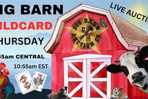 LIVE WILDCARD THURSDAYS AUCTION 1/25/24 - 9:55am CEN