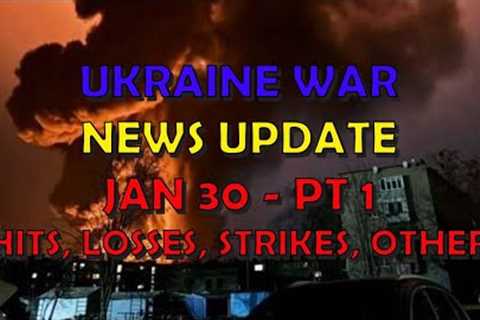 Ukraine War Update NEWS (20240129a): Pt 1 - Overnight &amp; Other News,  Ru Loss Claims Analysis
