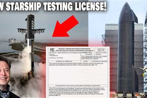 New Starship testing License! S28 &amp; B10 to back Launch Pad for huge WDR. ...