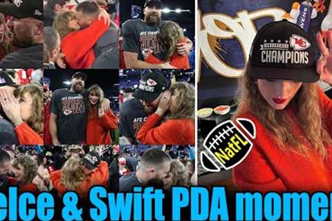 Full Video! Taylor Swift &amp; Travis Kelce's sweet PDA moments Sunday night