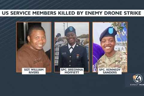 Three US Service Members killed by enemy drone strike