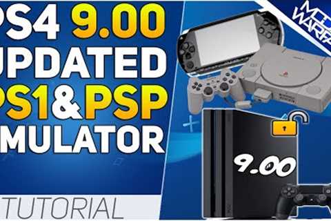 How to use Sony's Official PS1 &amp; PSP emulators on a 9.00 PS4