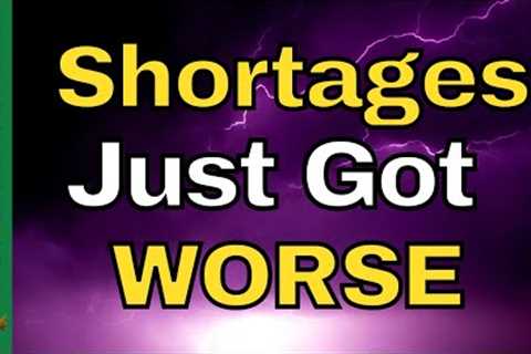 Widespread SHORTAGES All Over The US - Serious Food SHORTAGES