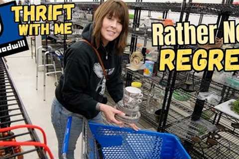 Rather Not REGRET IT | Goodwill Thrift With Me | Reselling