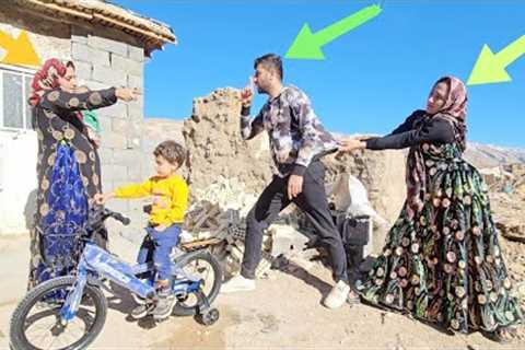 Karim's enmity with his divorced wife after buying a bicycle. 🚲 for the dream. in the mountains