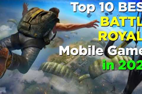 Top 10 BEST BATTLE ROYALE Mobile Games 2024