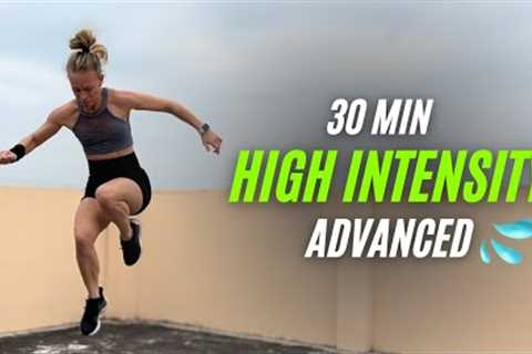 30 min Intense Killer HIIT - Full Body, Advanced, No equipment, No Repeat - Cardio Home Workout