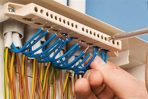 Oddly Satisfying Electric Wires Installation | DIY Project