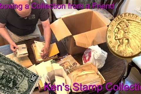 Sorting through a Friend’s Inherited Stamp Collection and Striking Gold