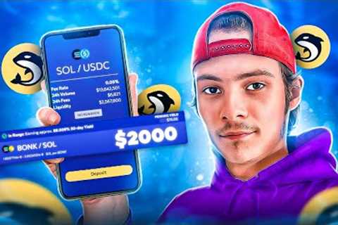 Earn $100/Day Liquidity Providing on ORCA | PASSIVE INCOME