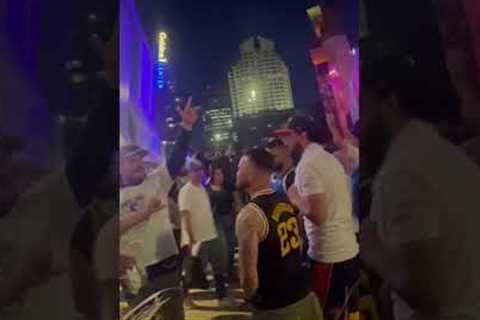 Playoff Game Fan Fight #nba #wow #omg #funny #viral #zaytheprophetreacts #trending #viralshorts