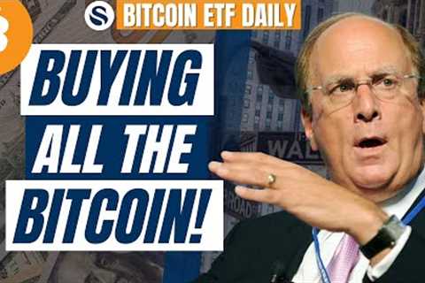 ETFs On Pace To Buy 13X Daily Bitcoin Supply!