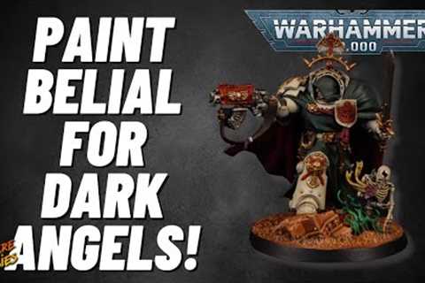 How to Paint Belial, Grand Master of The Dark Angels! #warhammer40k