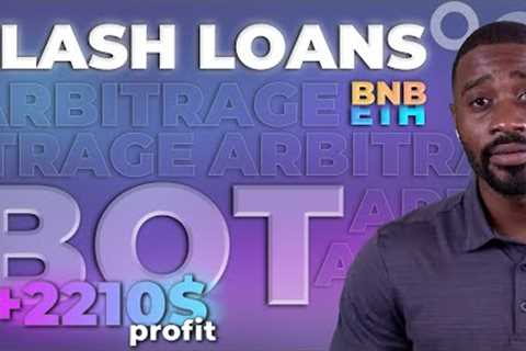 How to use Flash Loans Arbitrage Bot | Flash Loan Crypto | Profit +2210$ BNB/ETH [2024]
