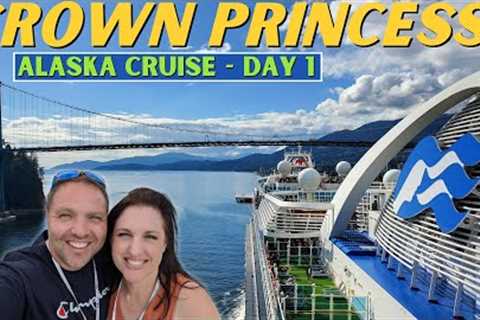Crown Princess Alaska Cruise: Sail Away from Vancouver &amp; First Day Adventures (Day 1 VLOG)