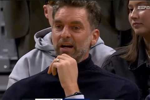 Pau Gasol can’t believe LeBron James just did this 😳😳