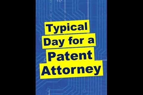 Patent Lawyer Day in the Life #shorts