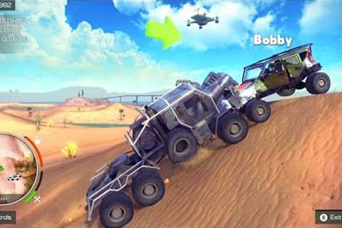 Military Truck Destroyed Competitors In Race | Off The Road Unleashed Nintendo Switch Gameplay HD