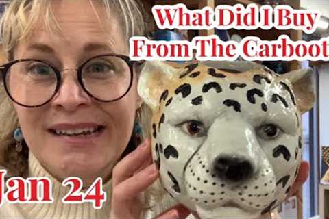 What Did I Buy From The Car Boot? Stock For My Shop &amp; Website January Vlog 2024