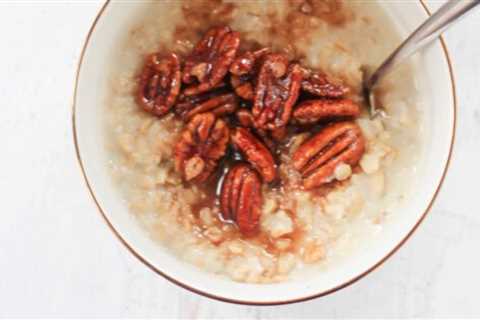 Pecan pie protein oatmeal