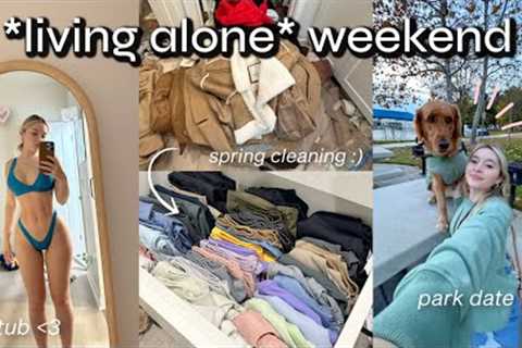 a *solo* weekend in my life | Hot Tub, Shopping, Self Care