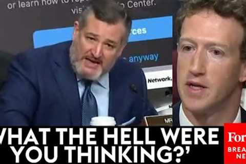 BREAKING NEWS: Ted Cruz Unleashes On Mark Zuckerberg In Senate Judiciary Hearing On Social Media