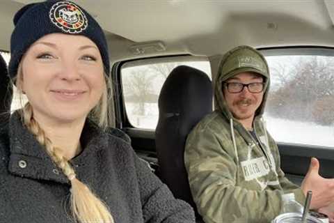 My First Time Ice Fishing In YEARS!!