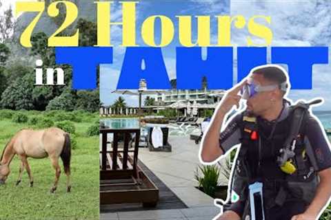 72 Hours in Tahiti (World's Bluest Water, Sharks and Scuba Diving) | speedys LITTLE vlog