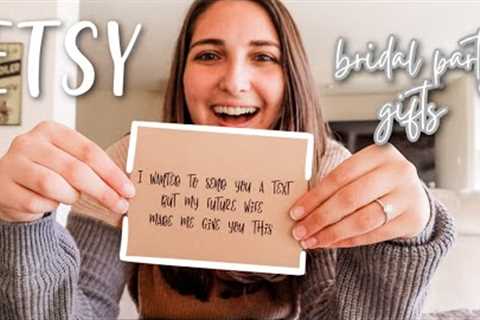 BRIDAL PARTY GIFT IDEAS | Affordable &amp; Customizable Bridal Party Gifts and Proposal Ideas from..