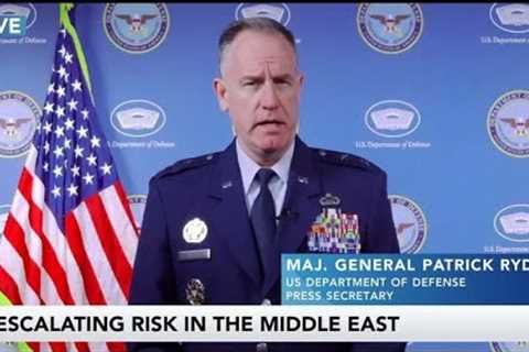Pentagon: US doesn't want a wider war with Iran or in Middle East