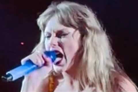 I recorded Taylor Swift YELLING to security on stage | Eras Tour Vlogs