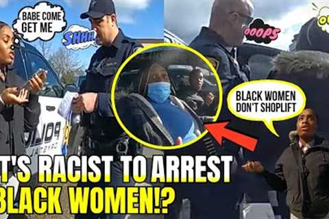 Young Black QUEEN Loses It When Cops Bust Her Shoplifting Scam