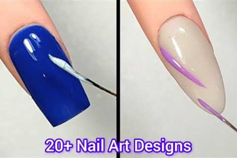 20+ The Satisfying Glossy Nail Art Design 2024 | Easy Nail Arts | Nail Art Design 2024 #nailart