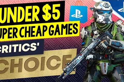 12 GREAT PSN Game Deals UNDER $5! PSN Critics' Choice Sale SUPER CHEAP PS4/PS5 Games to Buy!