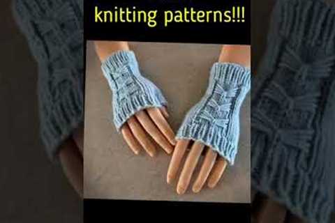 FREE Knitting Patterns - Slippers, Dishcloths, Fingerless Gloves and more! #knitting #knit