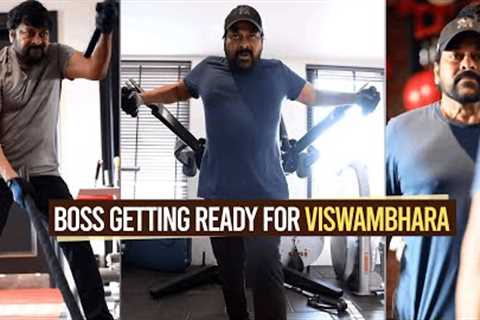 Chiranjeevi Getting Ready For Viswambhara | Megastar Chiranjeevi Latest Gym Workout Video