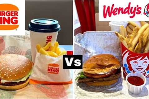 The ULTIMATE Burger! - Burger King Vs Wendy's - Who Wins?