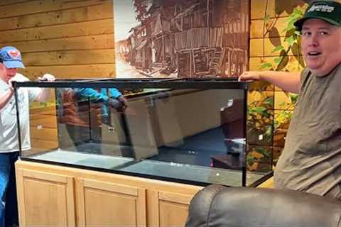 NEW 125-Gallon Aquarium for my Fish Room - Fish Room Update Ep. 136