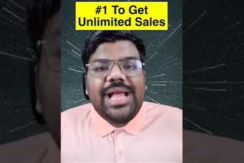 Best Way To Get Unlimited Sales In Affiliate Marketing | Make Money Online