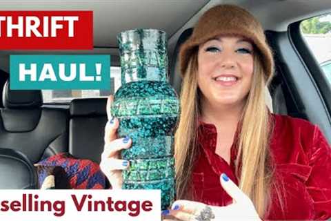 Thrift Haul! Thrift With Me! Reselling Vintage Thrifted Finds - Look What I Found!