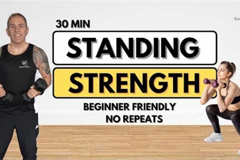 No Repeat Full Body Weight Training For Over 40's | beginner friendly | Unedited Workout