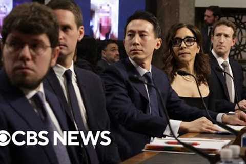 Social media CEOs testify before Senate committee on child safety | full video
