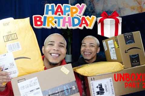 HUGE BIRTHDAY GIFT UNBOXING PART 2🎁🎉 (HILARIOUS) 😂