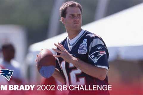 Tom Brady 2002 QB Challenge at the Pro Bowl | Patriots Throwback Highlights