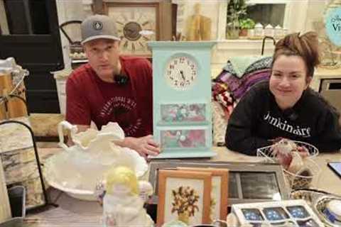 Goodwill Bins and thrifted Cottage Decor Super Mega Haul