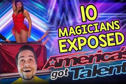 10 Magicians from America's Got Talent EXPOSED 🪄😲
