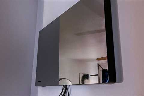 This is why we fell in love with the new Sylvox bathroom TV mirror.