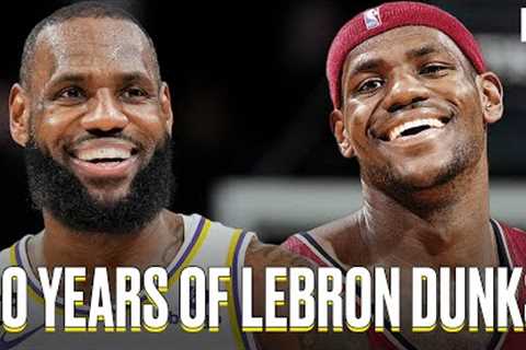One LeBron James Dunk From Each of His 20 Seasons 👑