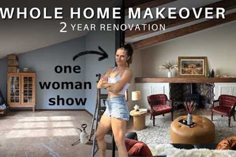 Whole Home Renovation | 2 Year Remodel Solo DIY