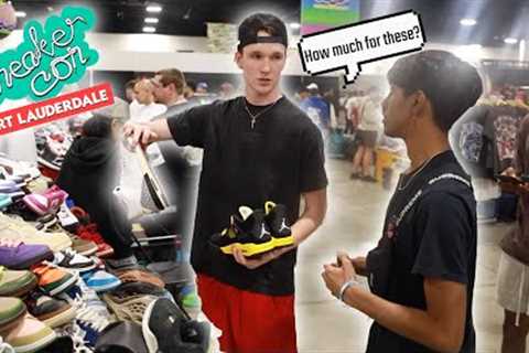 Courtside Kicks Cashes Out $15,000 at Sneaker Con Fort Lauderdale!!